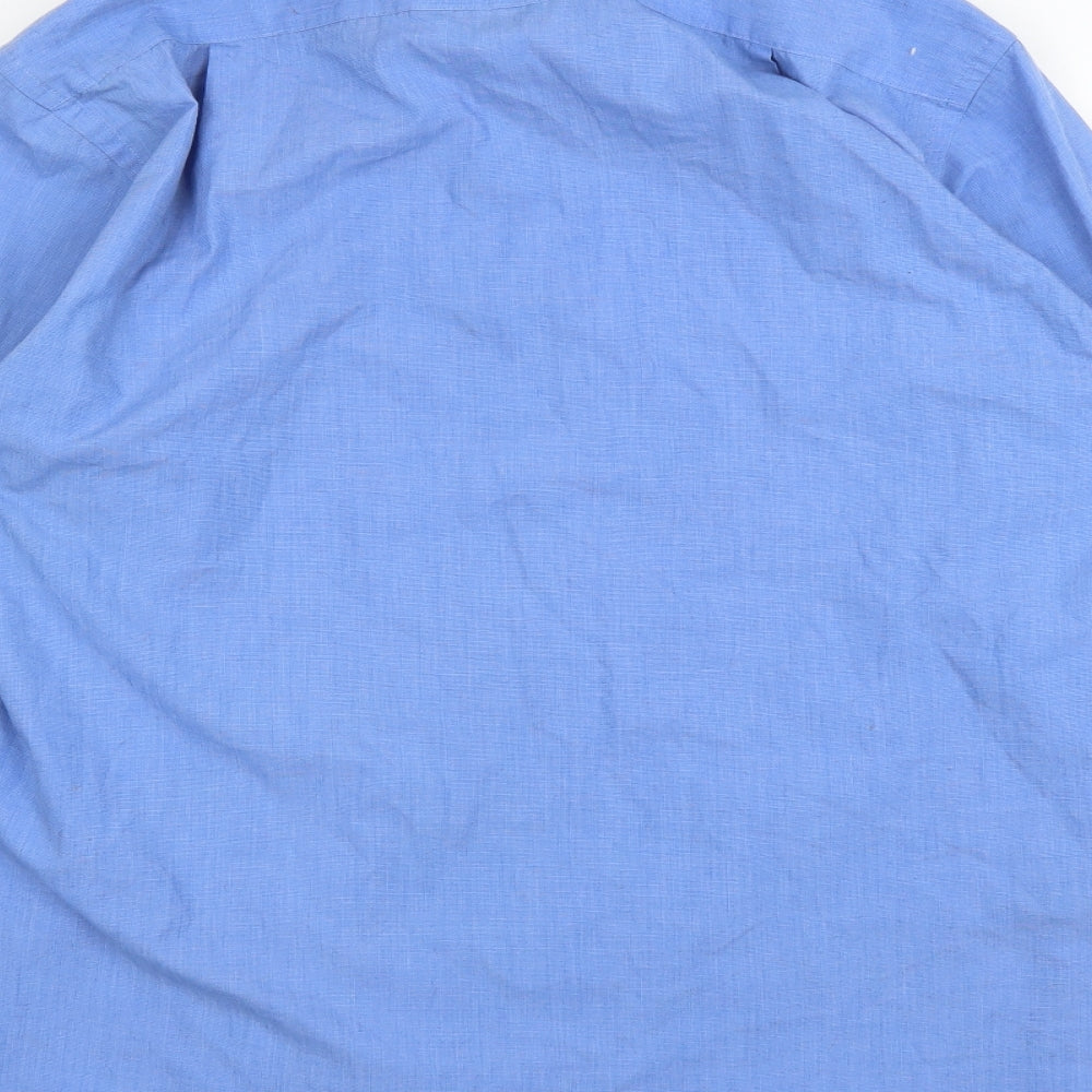 Marks and Spencer Mens Blue    Dress Shirt Size 15