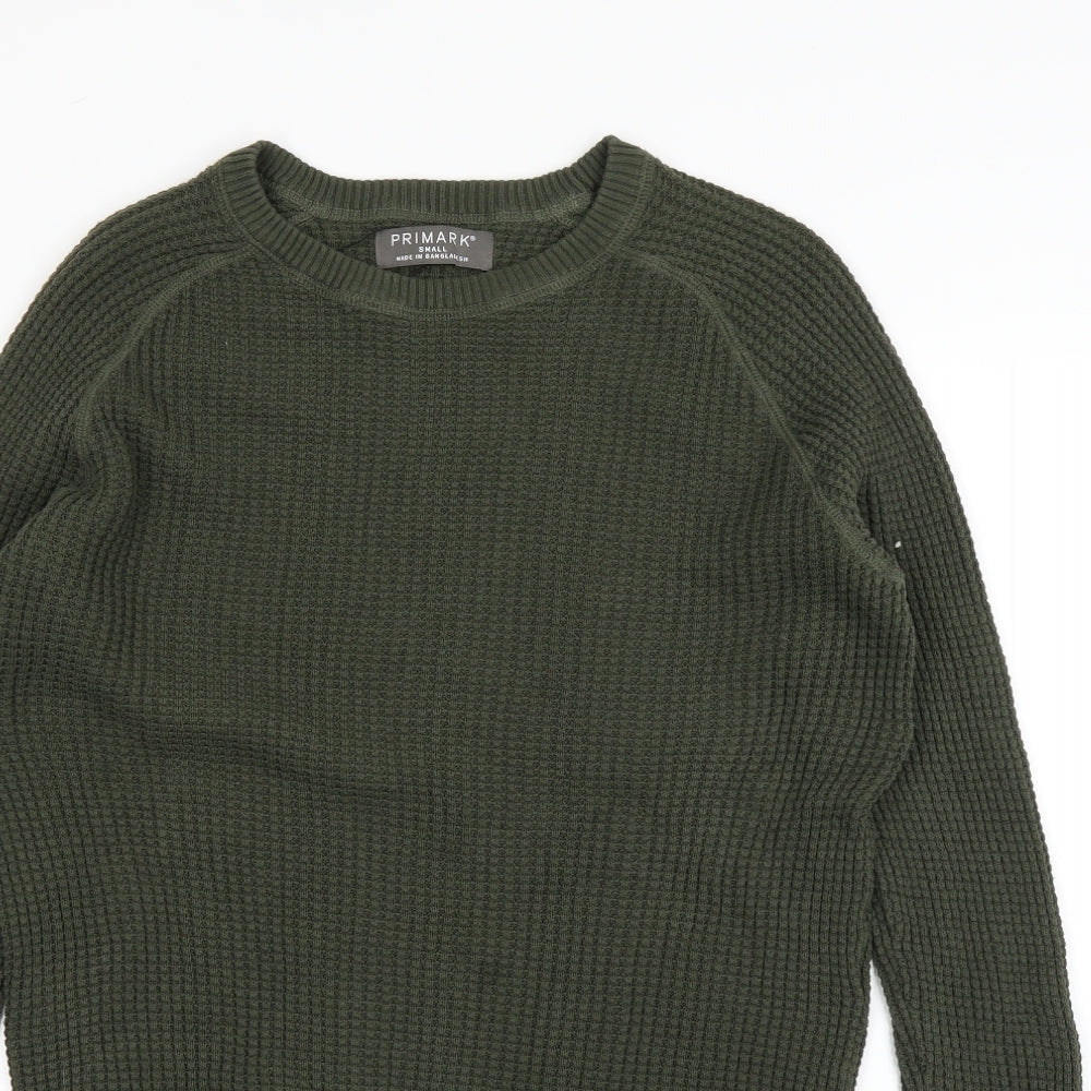 Primark Mens Green   Pullover Jumper Size S