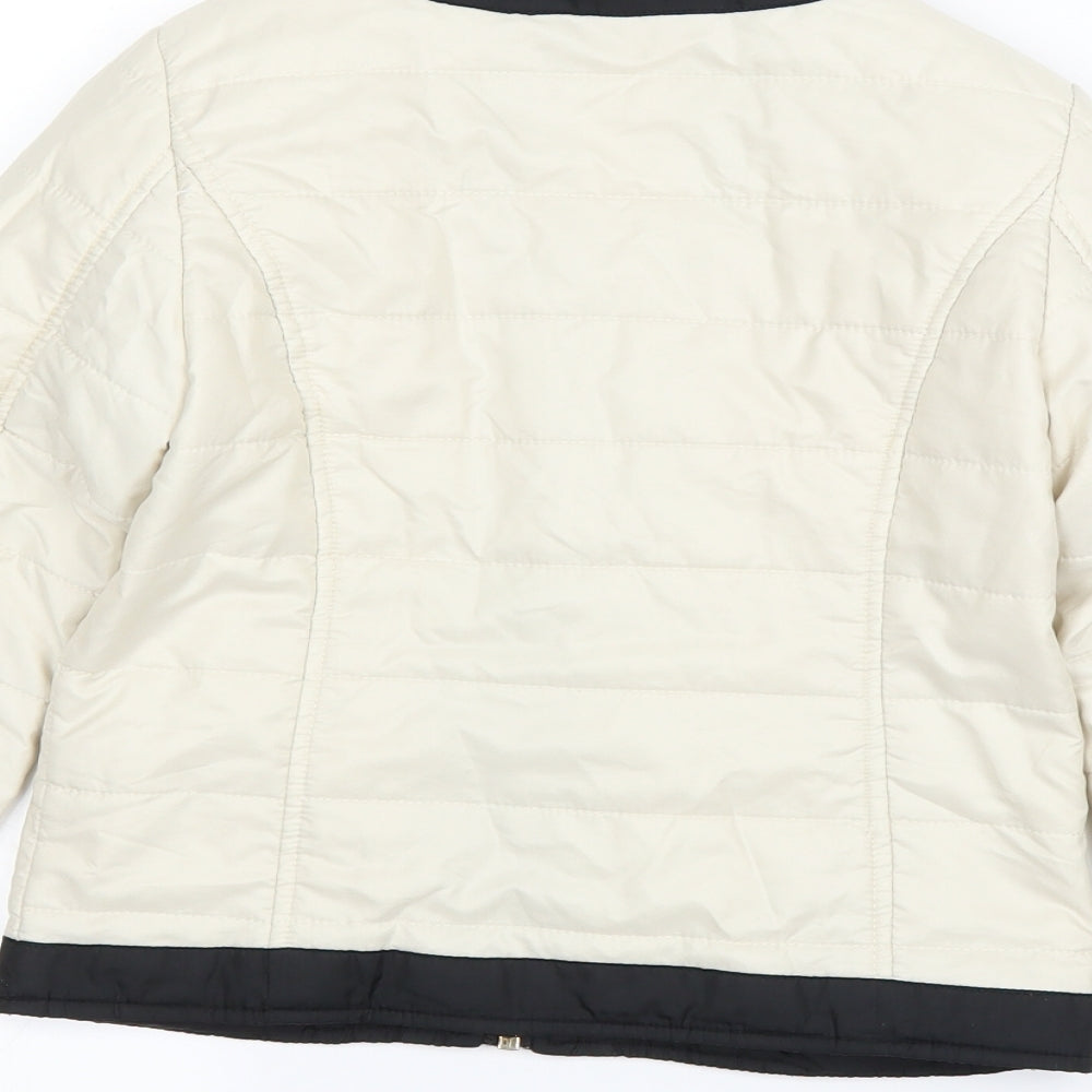 Star Girls White   Bomber Jacket Jacket Size 8 Years