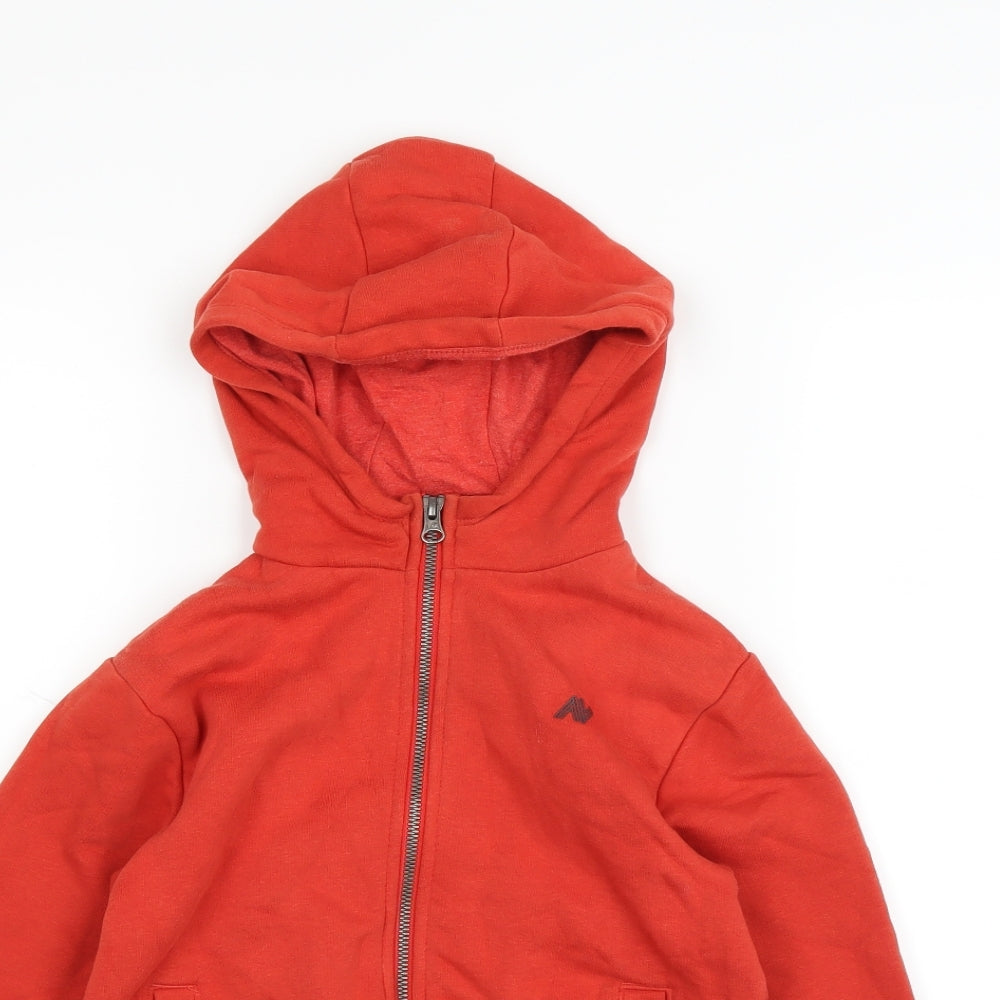 NEXT Boys Orange   Full Zip Hoodie Size 6 Years