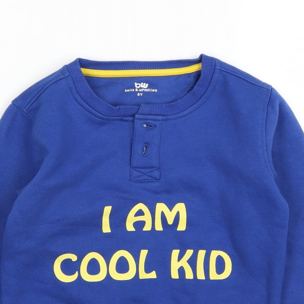 bw Boys Blue   Pullover Jumper Size 6 Years