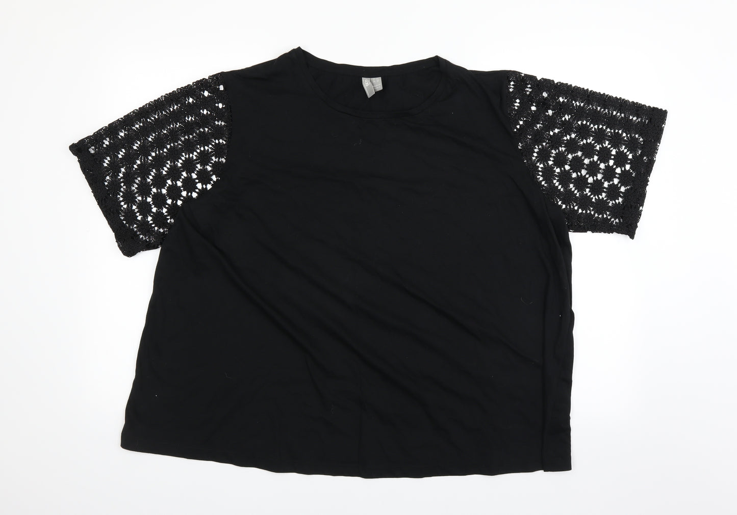 ASOS Womens Black   Basic T-Shirt Size 22