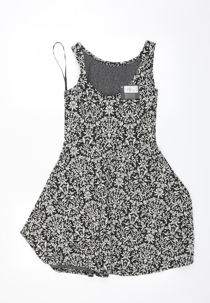 Atmosphere Womens Black A-Line Size 10