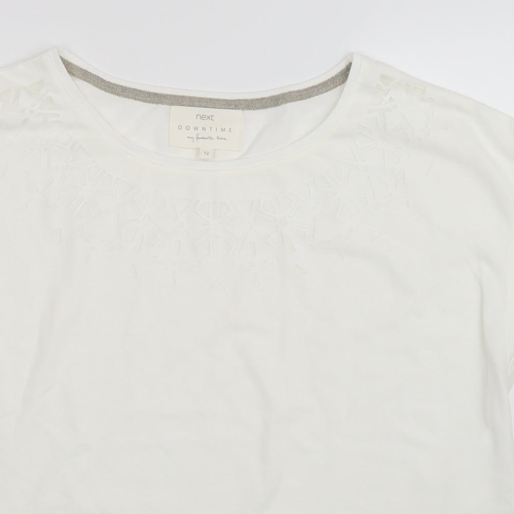 NEXT Womens White   Basic T-Shirt Size 12