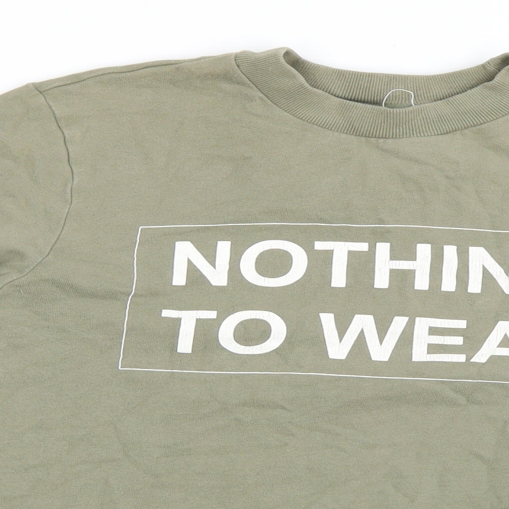 NEXT Womens Green   Pullover Sweatshirt Size S