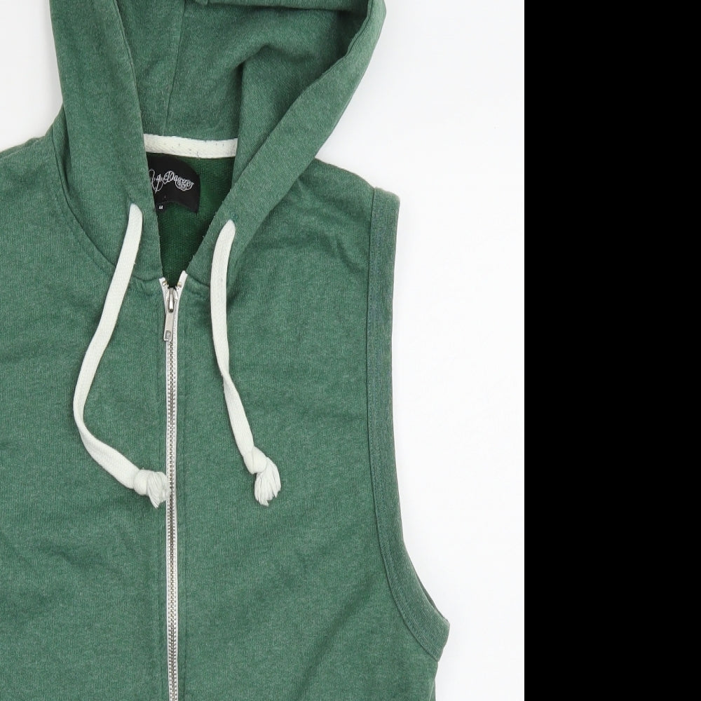Cloak & Dagger Mens Green   Full Zip Hoodie Size M