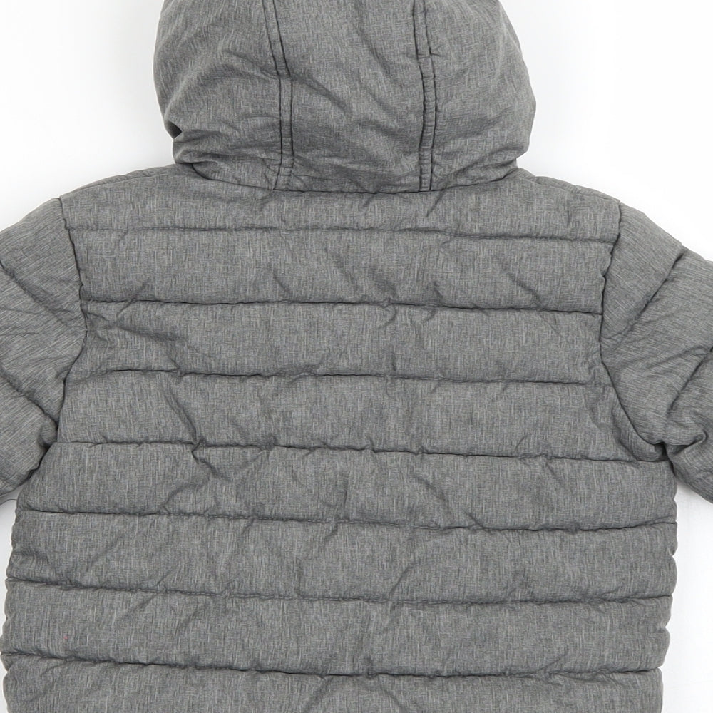 George Baby Grey   Puffer Jacket Coat Size 9-12 Months