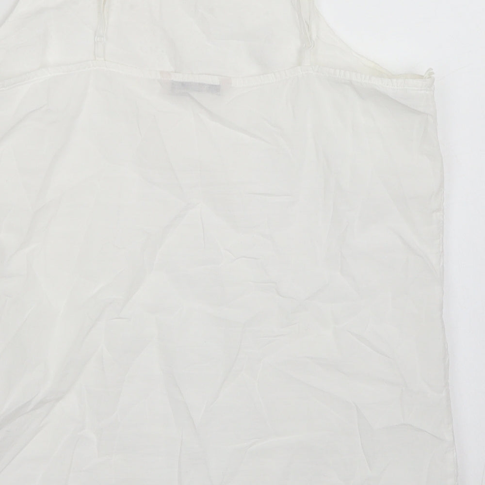 TU Womens White   Camisole Tank Size 12