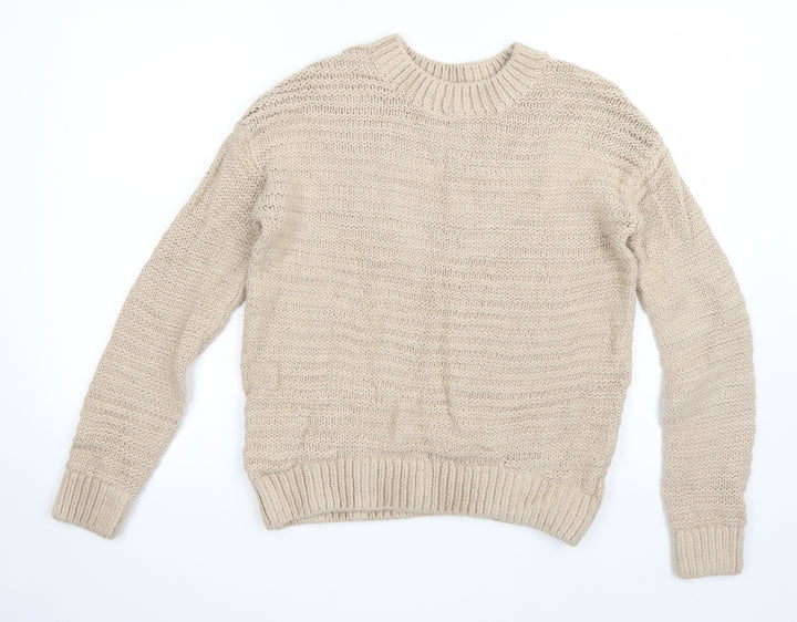 H&M Womens Beige   Pullover Jumper Size XS