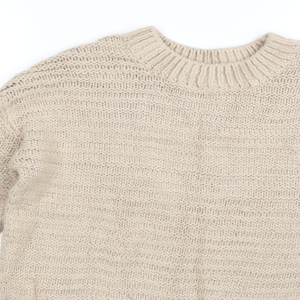 H&M Womens Beige   Pullover Jumper Size XS