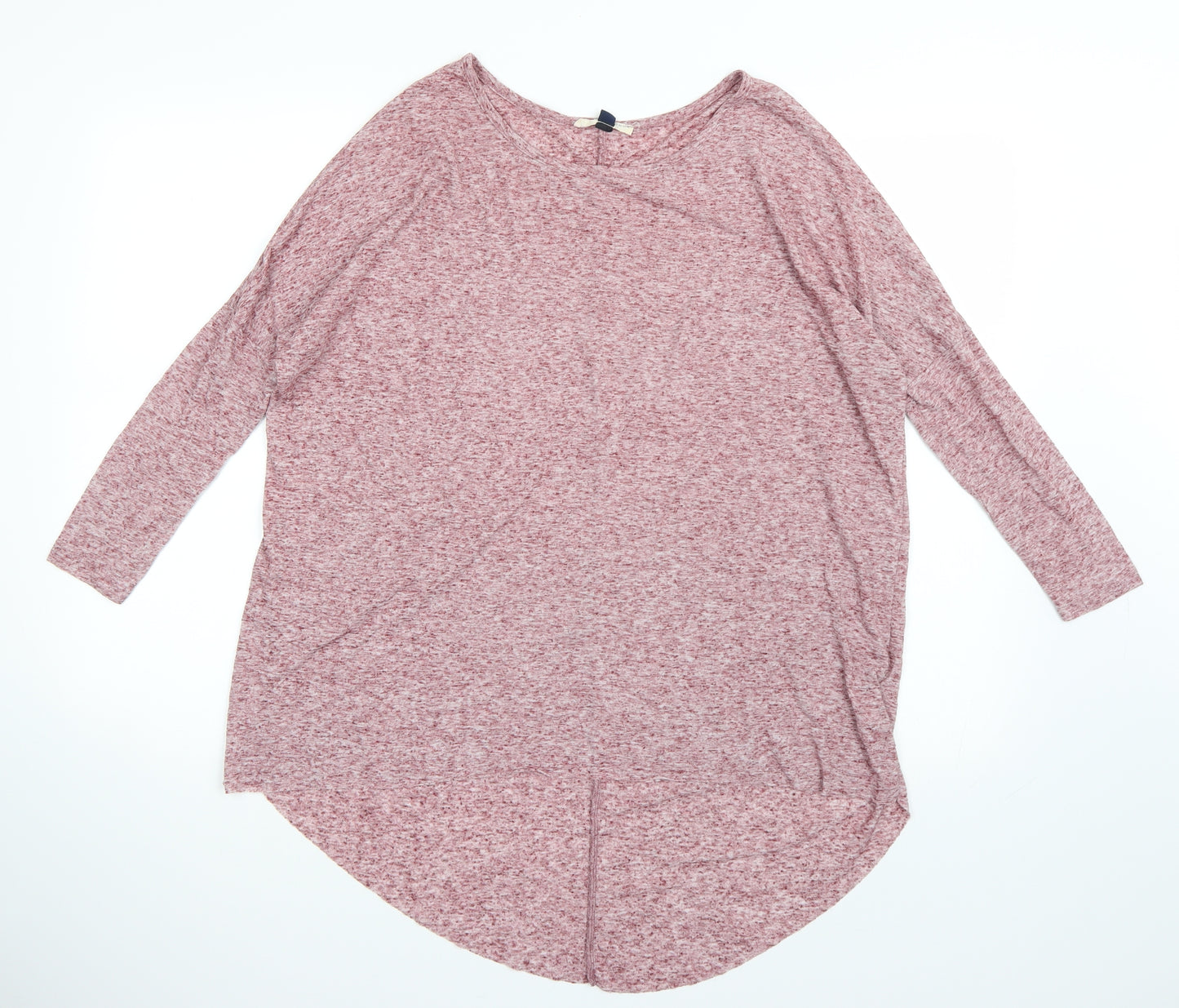 Blonde & Blonde  Womens Pink   Basic T-Shirt Size 8