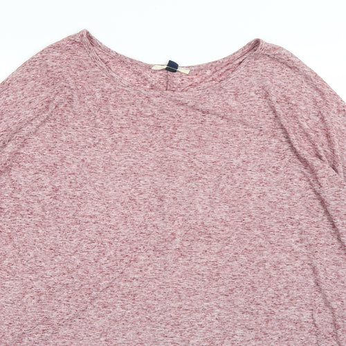 Blonde & Blonde  Womens Pink   Basic T-Shirt Size 8