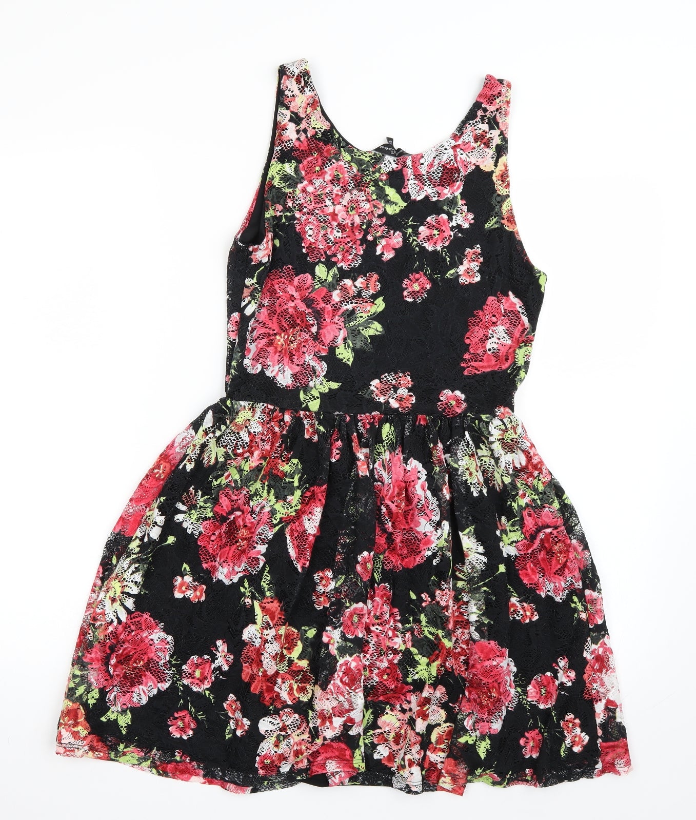 Matalan Girls Multicoloured Floral  Skater Dress  Size 15 Years