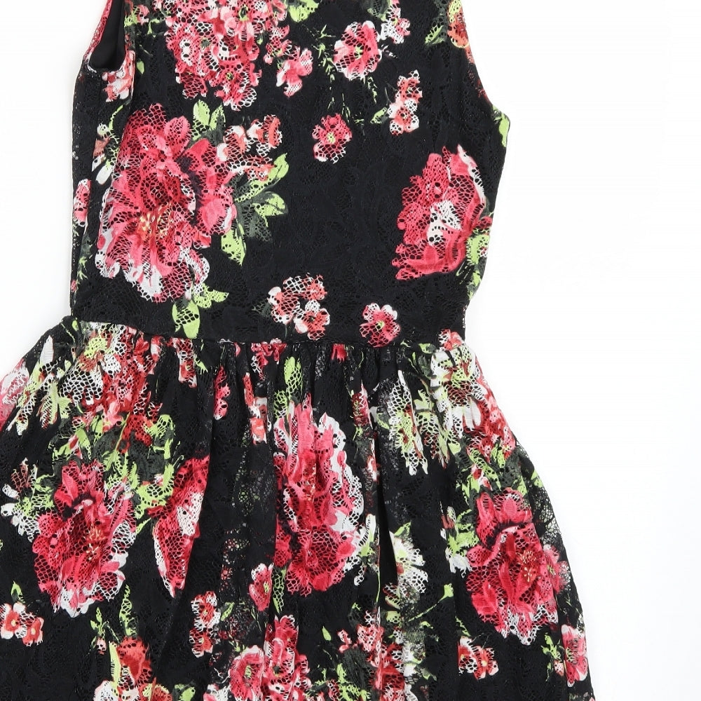 Matalan Girls Multicoloured Floral  Skater Dress  Size 15 Years