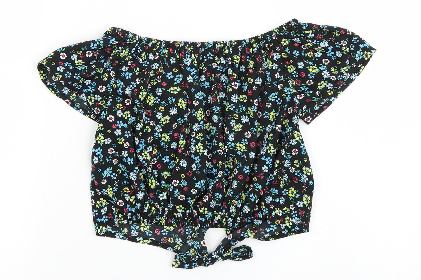 Newlook Girls Multicoloured Floral  Basic Blouse Size 11 Years