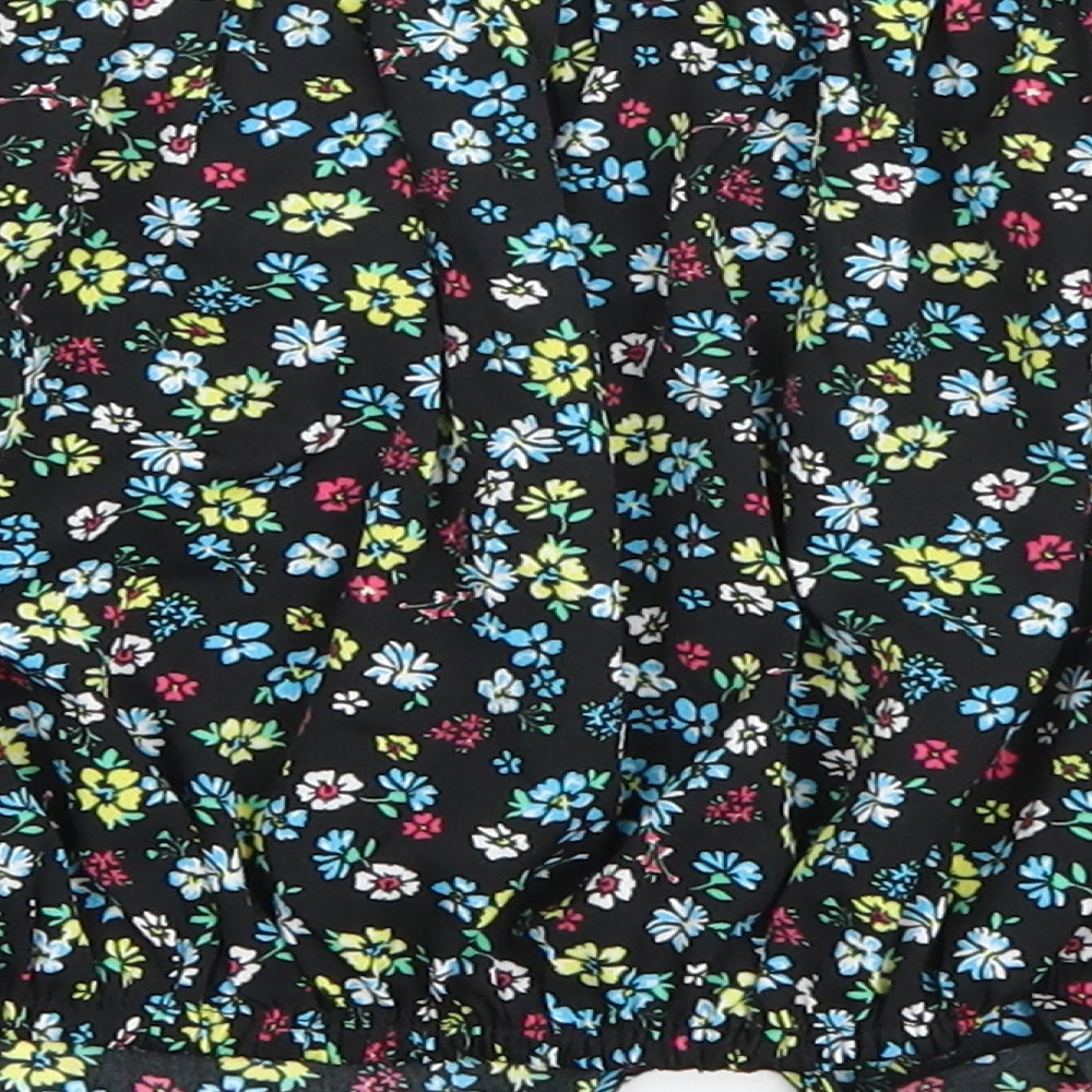 Newlook Girls Multicoloured Floral  Basic Blouse Size 11 Years