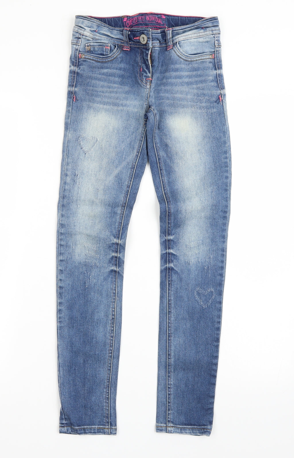 NEXT Girls Blue   Straight Jeans Size 9 Years