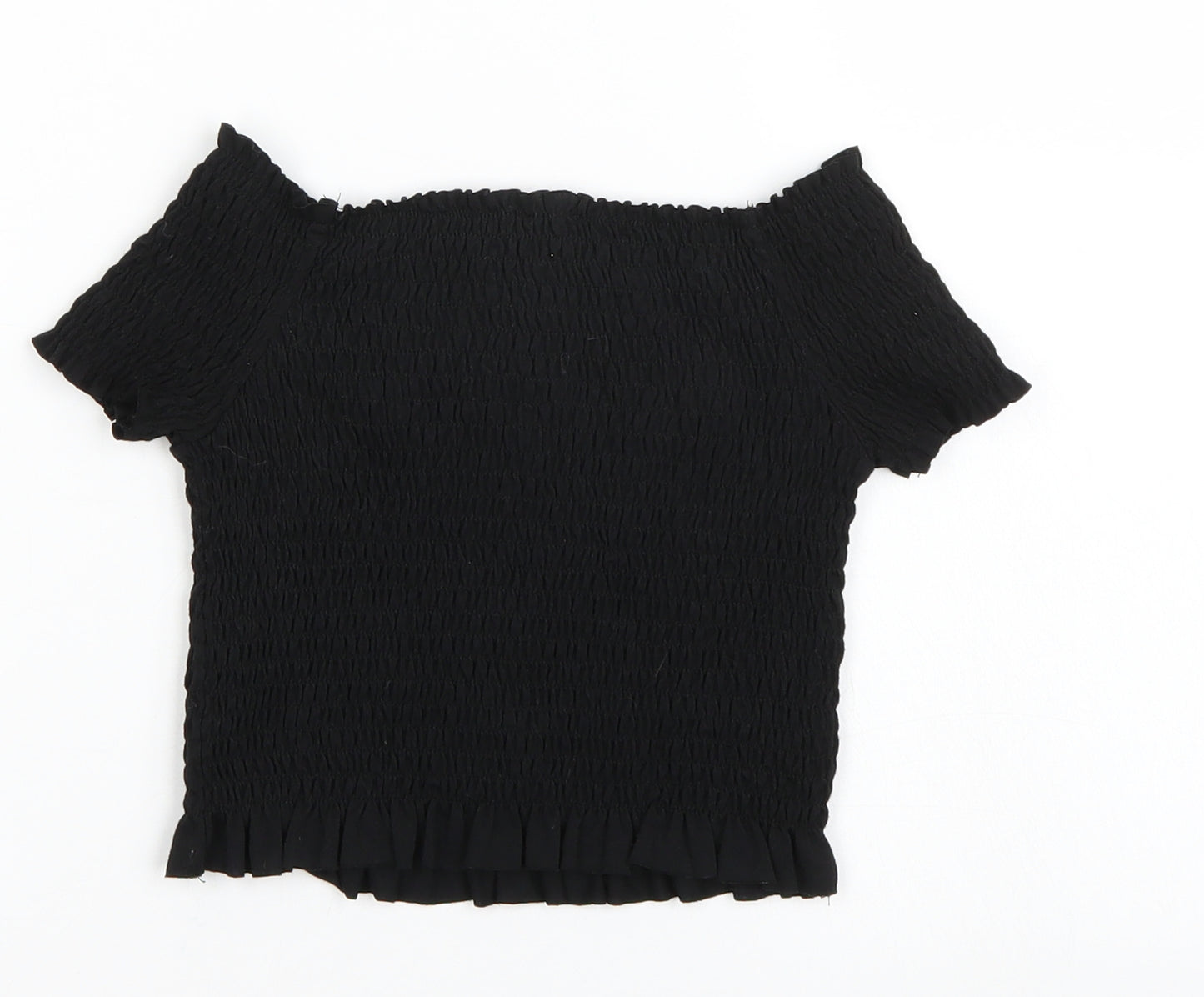 River Island Girls Black   Basic T-Shirt Size 7-8 Years