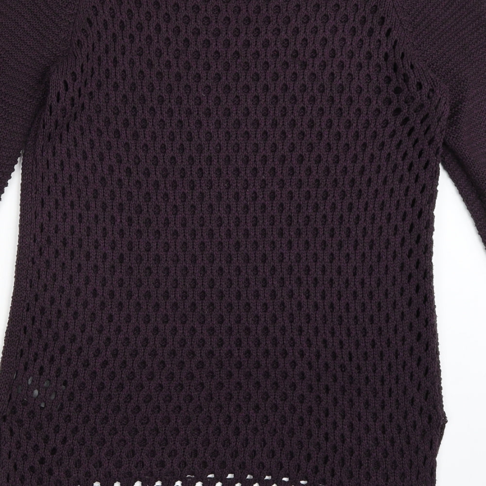 H&M Womens Purple   Pullover Jumper Size M