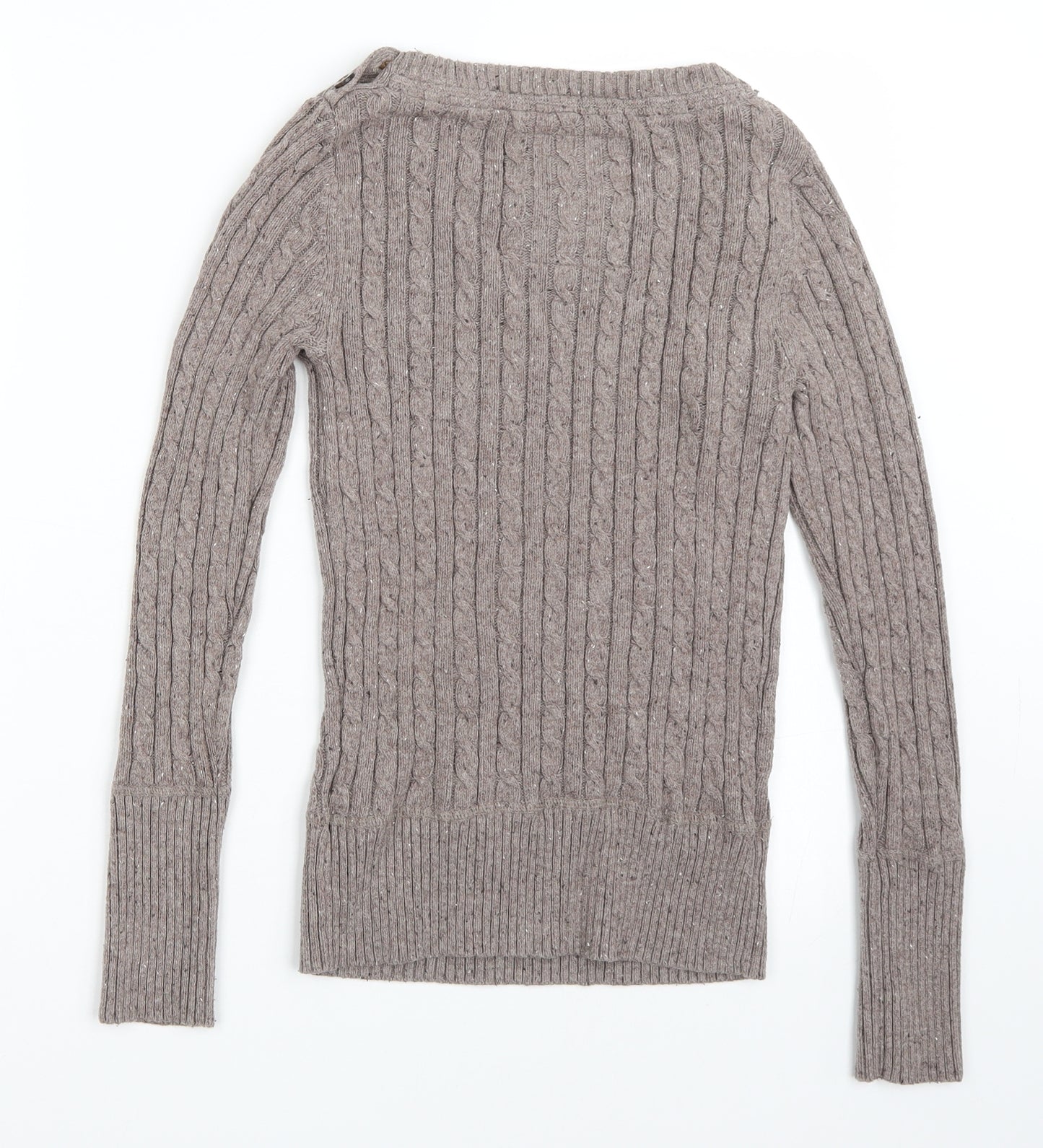 Super Dry Womens Brown   Pullover Jumper Size M