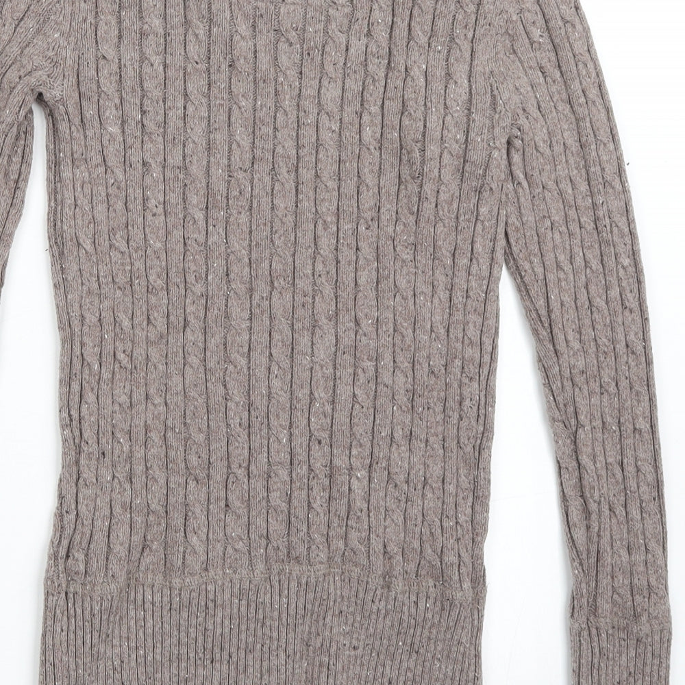 Super Dry Womens Brown   Pullover Jumper Size M