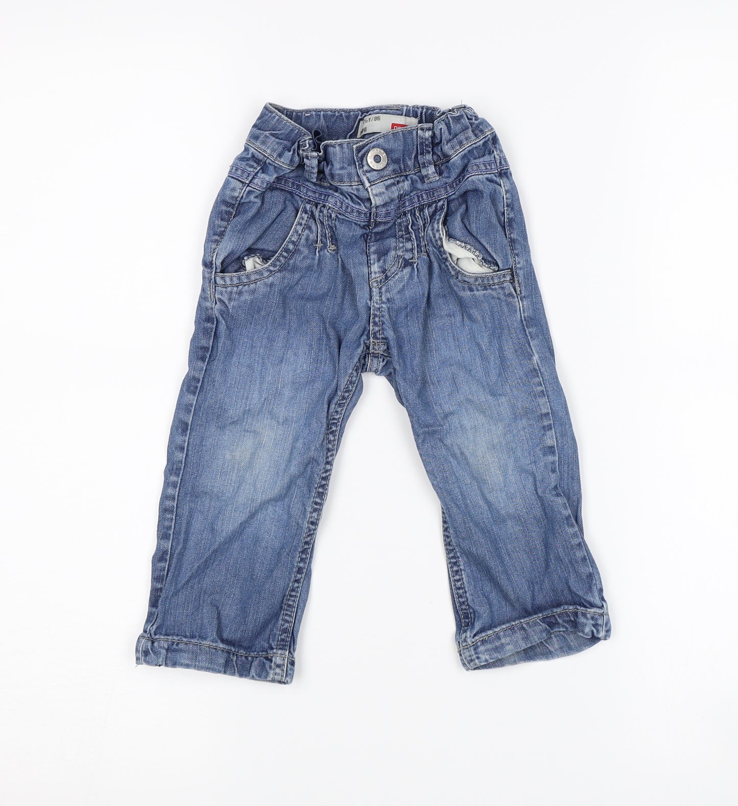 name it Boys Blue  Denim Capri Jeans Size 12-18 Months