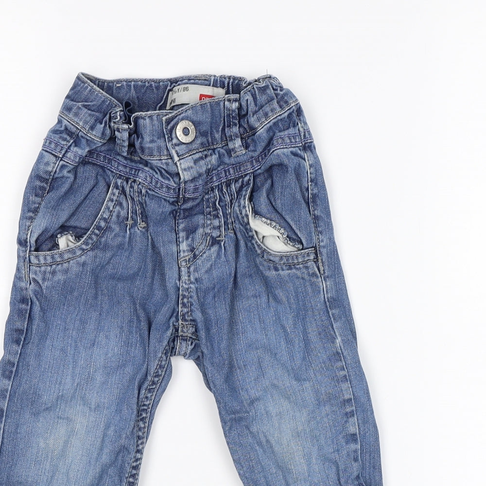 name it Boys Blue  Denim Capri Jeans Size 12-18 Months