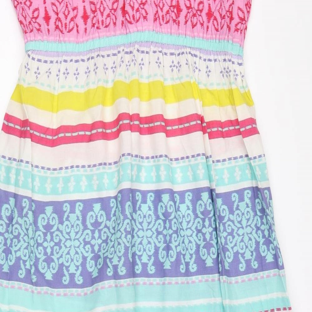 TU Womens Pink Striped  Maxi  Size 12