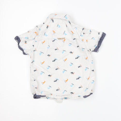 point cove Boys White   Basic Button-Up Size 2-3 Years  - surf