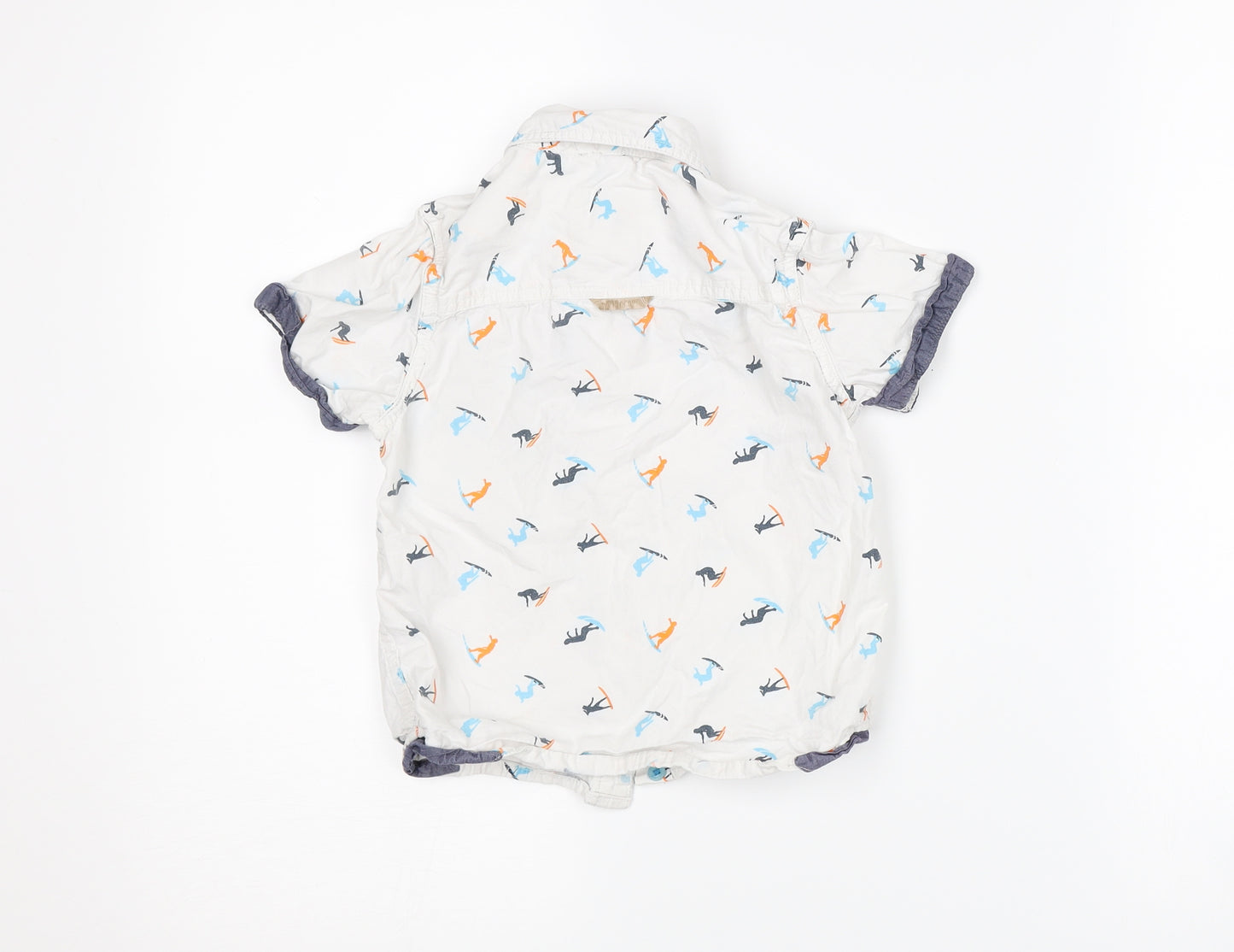 point cove Boys White   Basic Button-Up Size 2-3 Years  - surf
