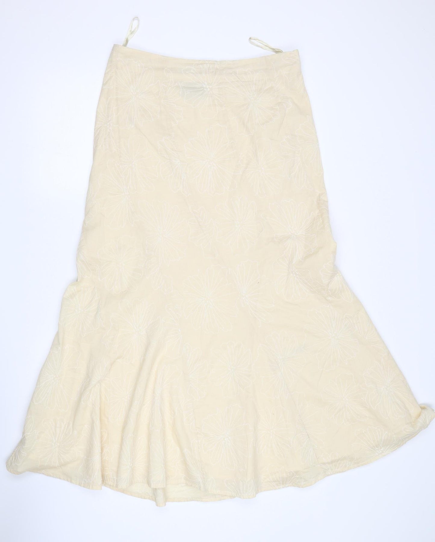 Principles Womens Beige Floral  Maxi Skirt Size 12