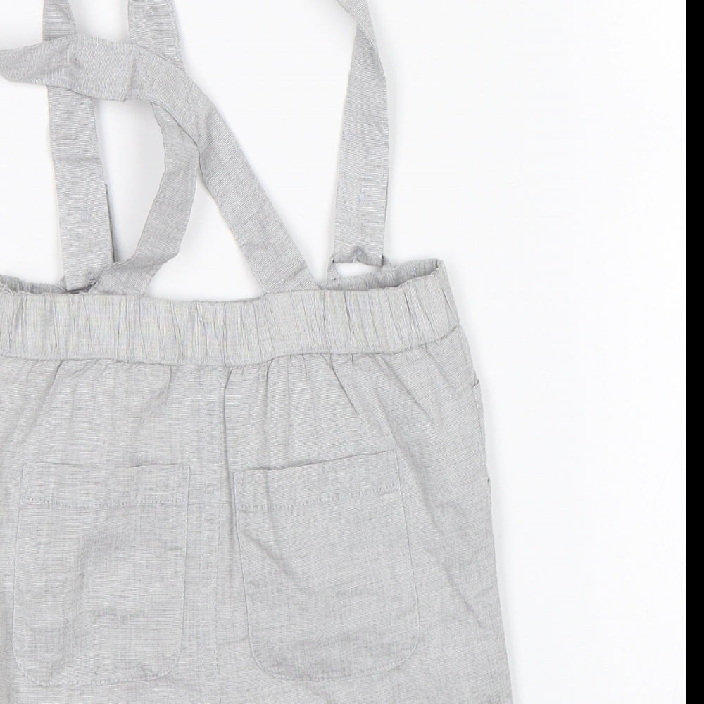 NEXT Boys Grey   Dungaree One-Piece Size 9-12 Months