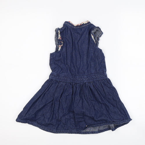 Girl2Girl Girls Blue  Denim Shirt Dress  Size 2-3 Years