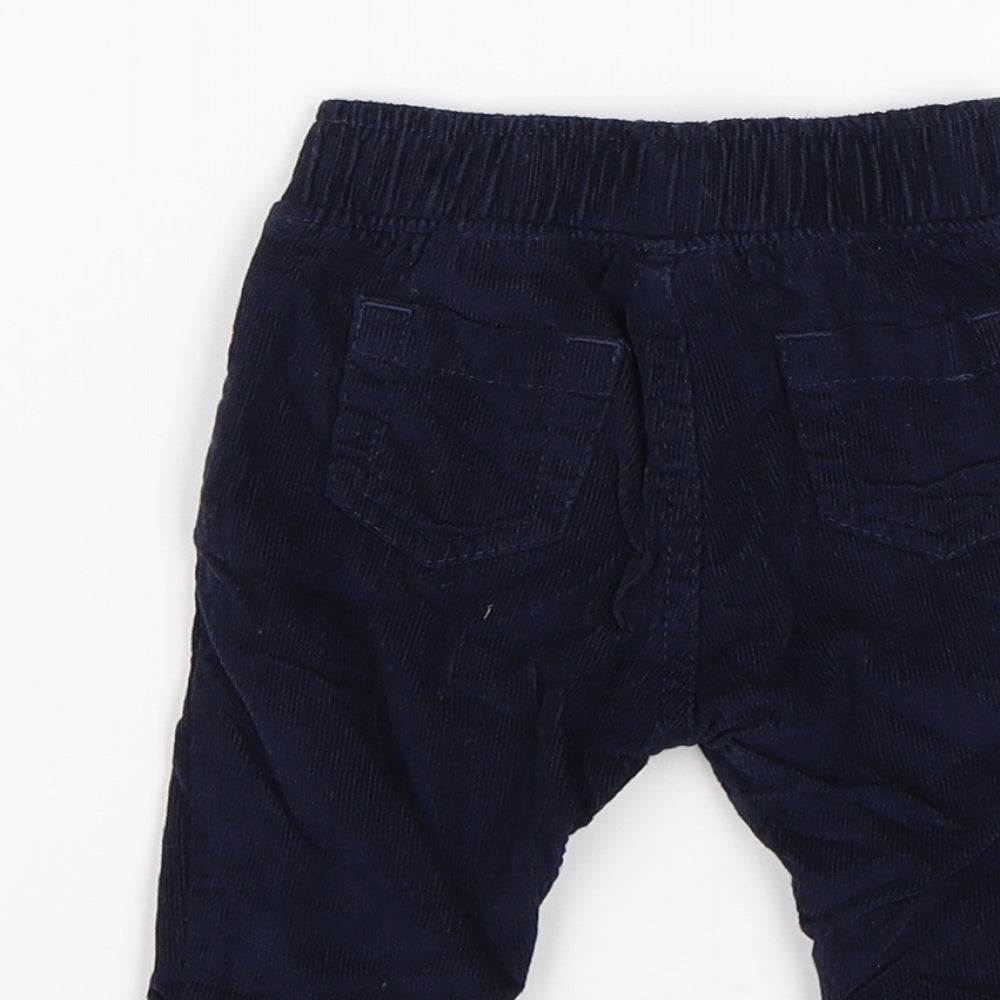 TU Boys Blue  Corduroy Capri Trousers Size Newborn