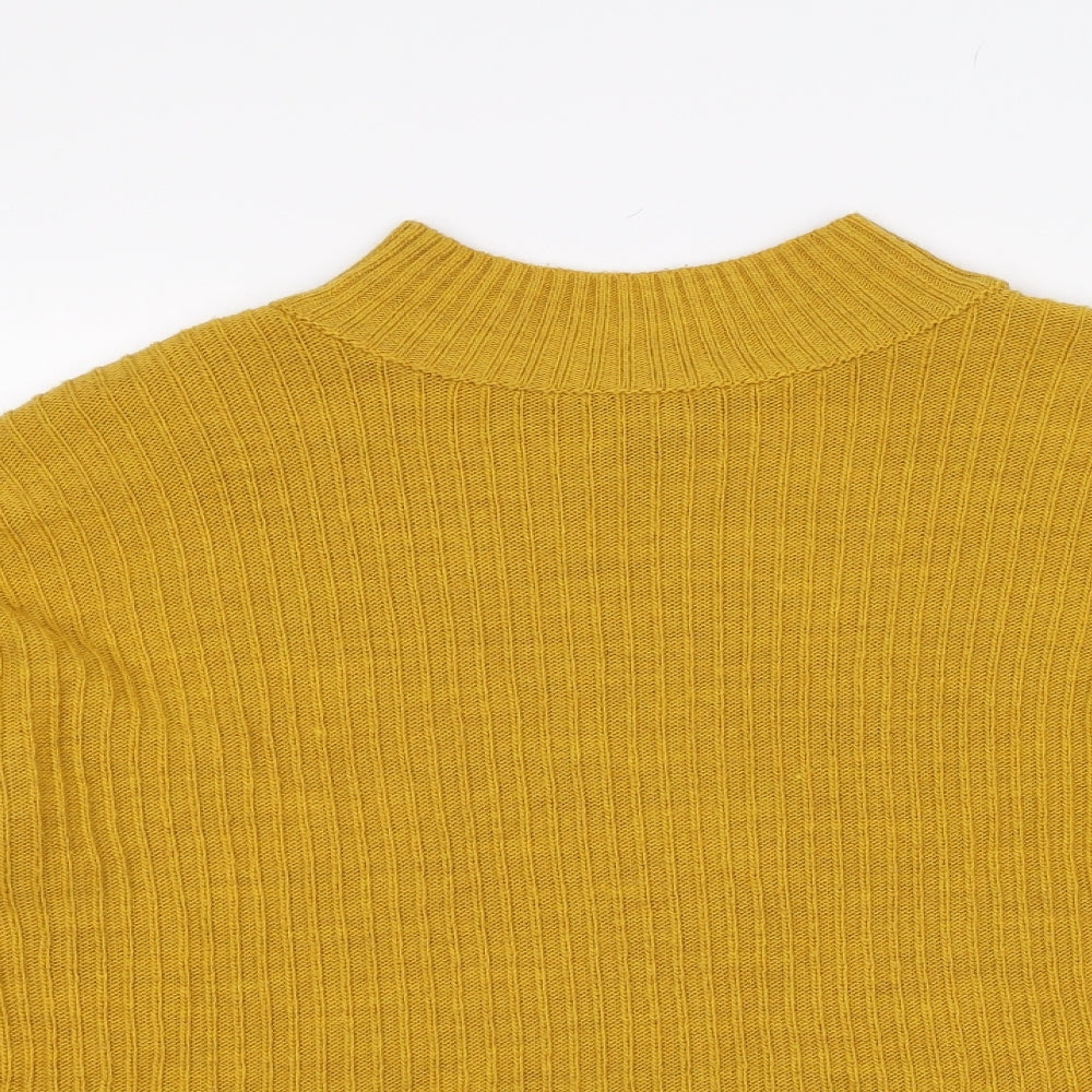 Primark Womens Yellow   Pullover Jumper Size S