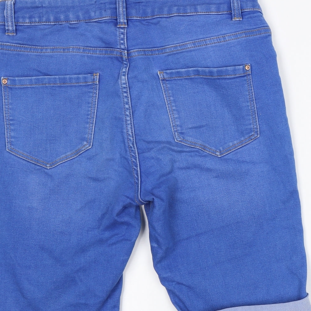 New Look Girls Blue  Denim Bermuda Shorts Size 14 Years