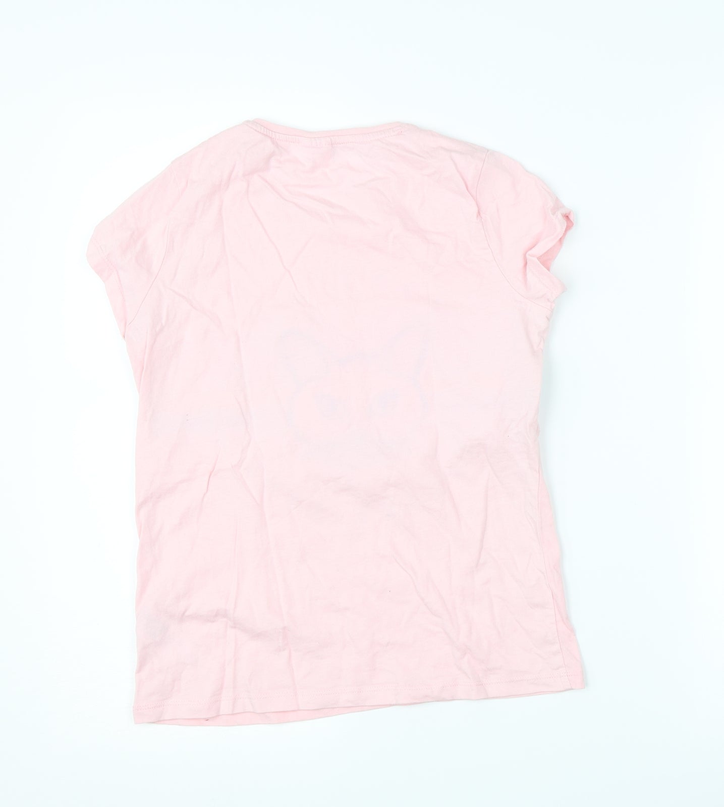 F&F Girls Pink   Basic T-Shirt Size 10-11 Years  - cat