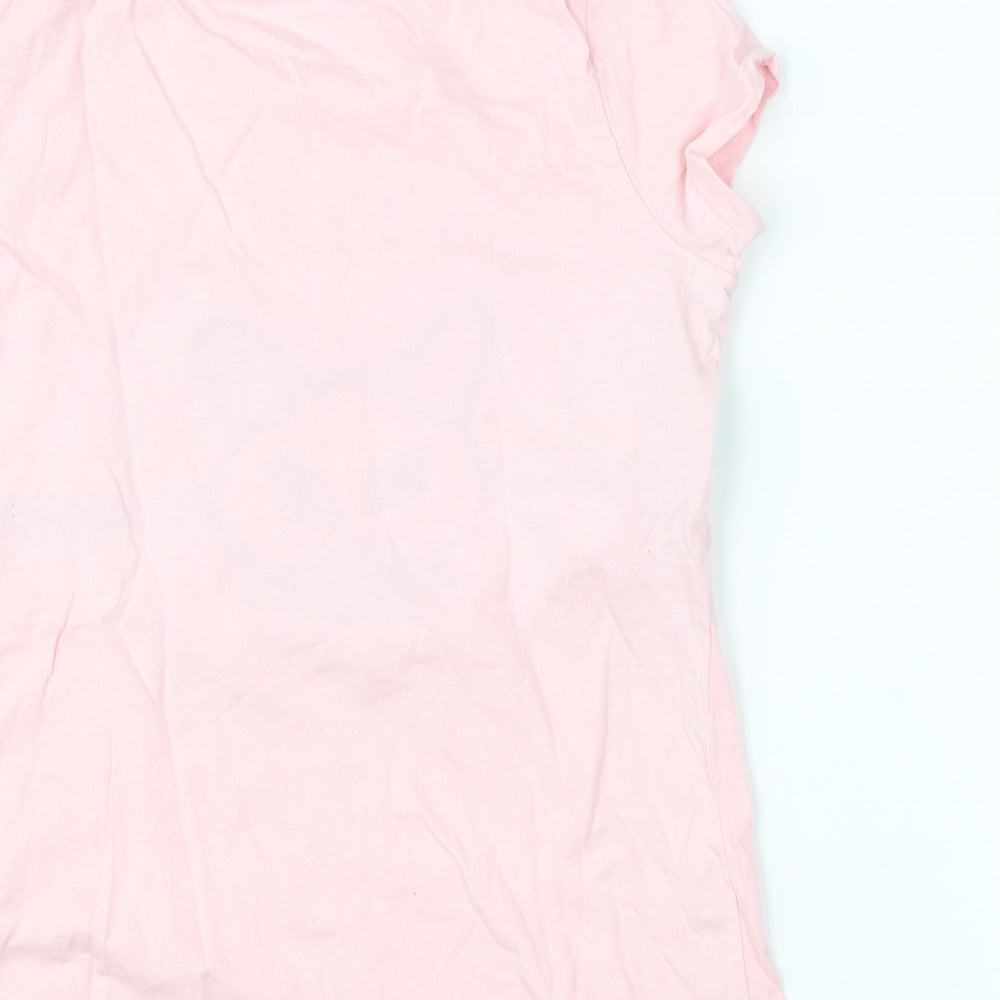 F&F Girls Pink   Basic T-Shirt Size 10-11 Years  - cat