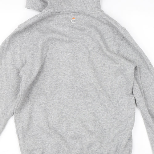 DECATHLON Girls Grey   Full Zip Hoodie Size 12-13 Years