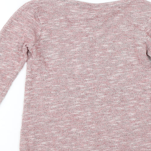 F&F Girls Pink   Basic T-Shirt Size 9-10 Years  - Butterfly