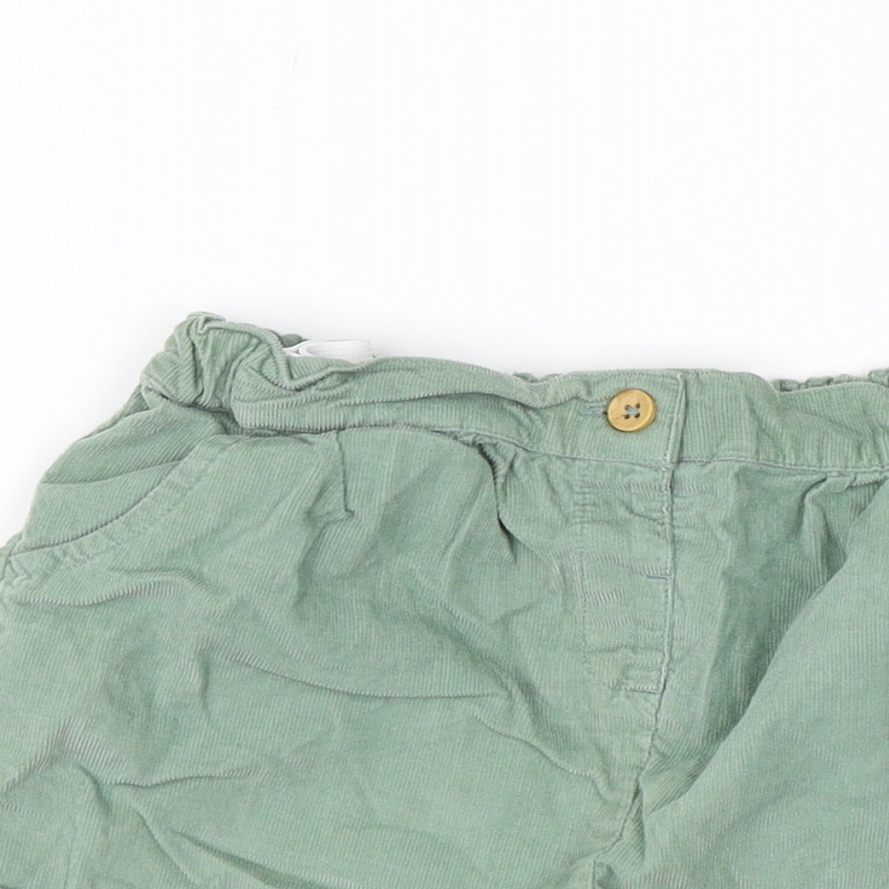 George Girls Green  Corduroy Mom Shorts Size 5-6 Years