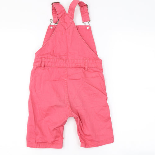 John Lewis Girls Pink  Denim Dungaree One-Piece Size 5 Years