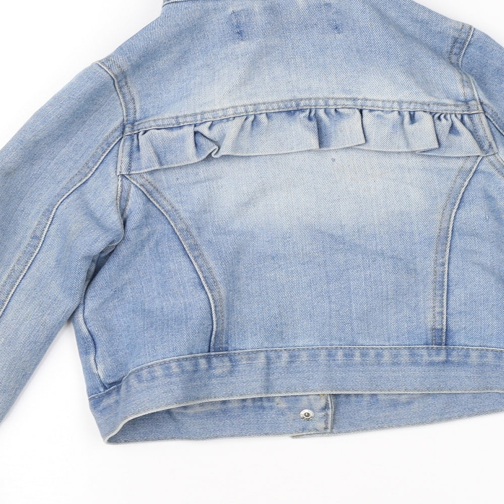 denim co Girls Blue  Denim Jacket  Size 6-7 Years