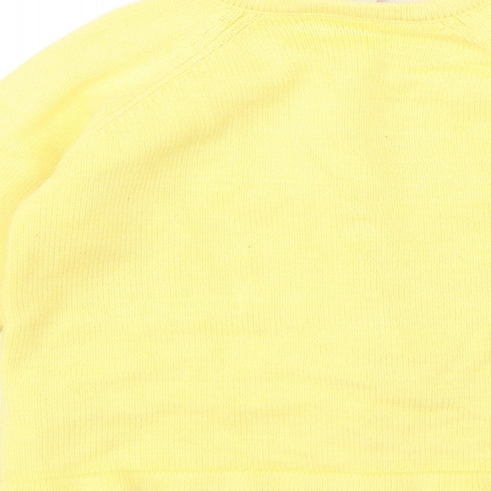 Nutmeg Girls Yellow   Cardigan Jumper Size 4-5 Years