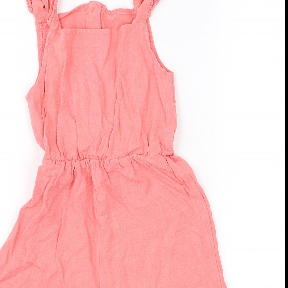 Matalan Girls Pink   Playsuit One-Piece Size 7 Years