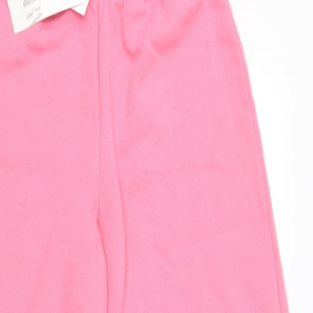 Zara Womens Pink   Jogger Trousers Size M L23 in