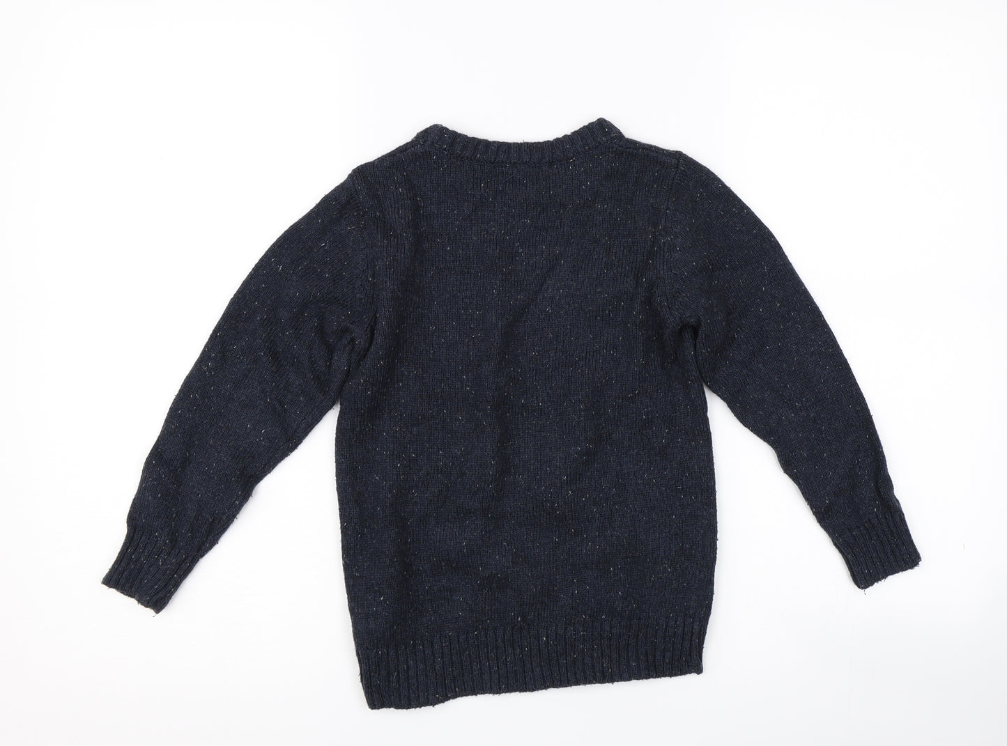 NEXT Boys Blue   Pullover Jumper Size 6 Years  - Reindeer