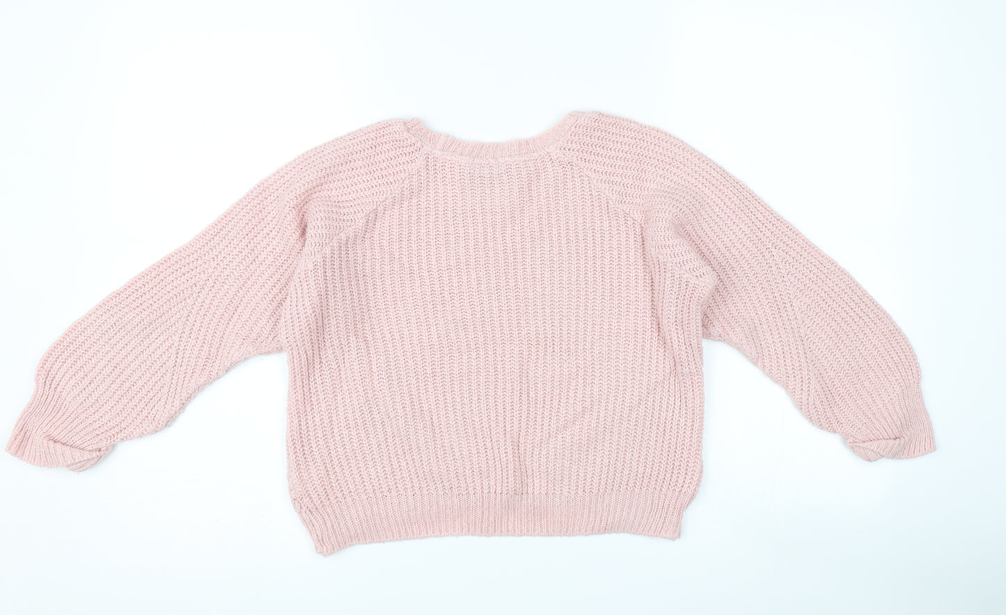F&F Girls Pink   Pullover Jumper Size 8-9 Years
