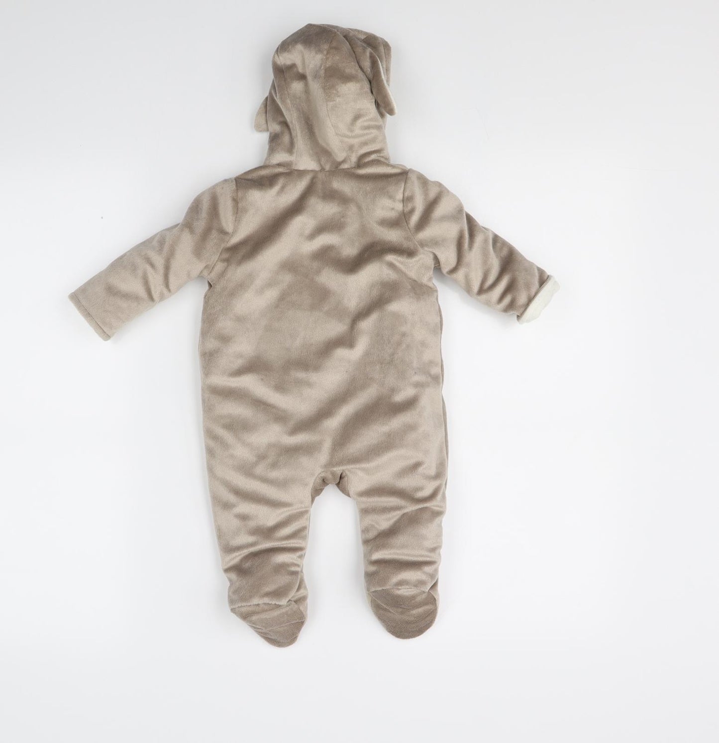 Disney Baby Beige Solid  Babydoll One Piece Size 0-3 Months