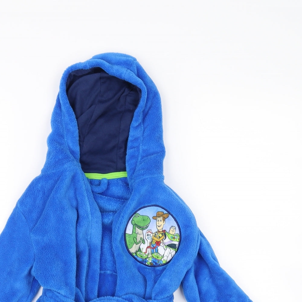 George Boys Blue Solid   Robe Size 2 Years  - Toy Story